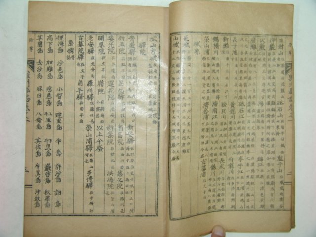 석판본간행 나주군지(羅州郡誌) 2책완질