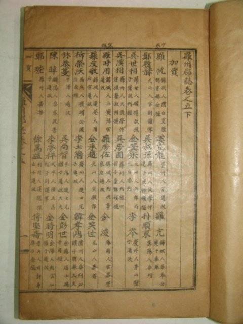 석판본간행 나주군지(羅州郡誌) 2책완질