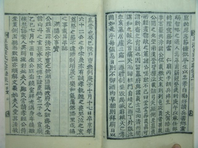 1925년 목활자본 초계최씨문헌록(草溪崔氏文獻錄)1책완질