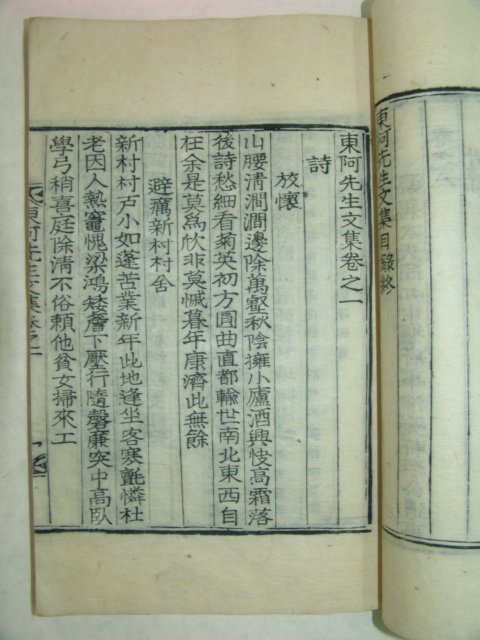1928년 목활자본 이제영(李濟永) 동아선생문집(東阿先生文集) 2책