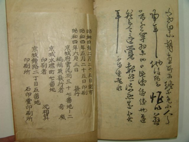 1929년 행주기씨,독립운동가 기재(奇宰) 식재집(植齋集)권5,6終 1책