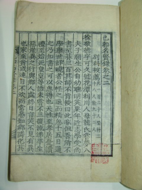 1925년 목판본 이중균(李中均)編 기묘명현록(己卯名賢錄)2책완질