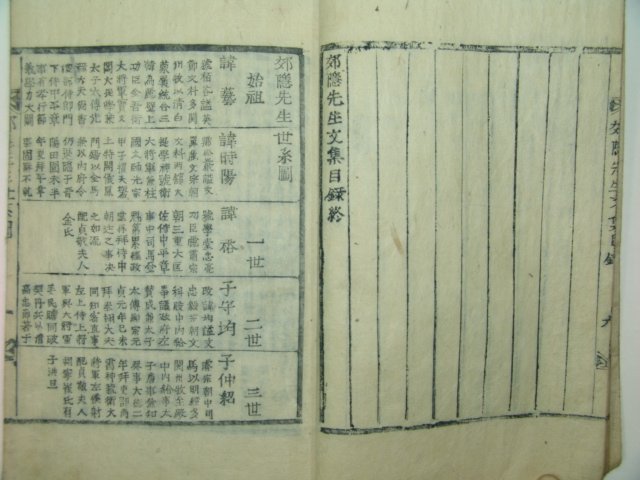 1939년 목활자본 정이오(鄭以吾) 교은선생문집(郊隱先生文集)2권1책완질