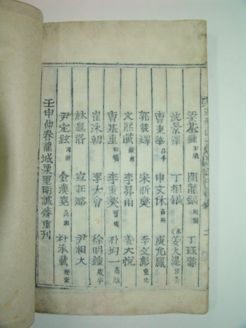 1933년 목활자본 호남병자창의록(湖南丙子倡義錄)4권3책완질