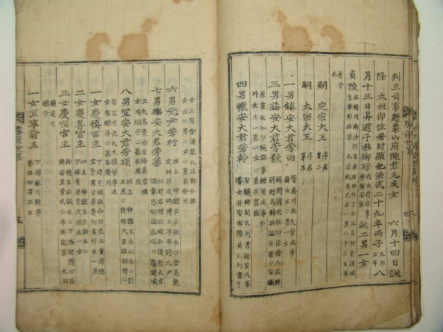 1642년 서문이 있는 활자본 전주이씨선원선계 1책