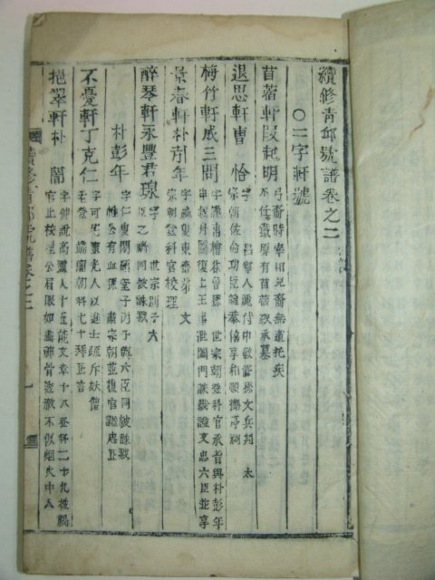 1924년 목활자본 안광우(安光宇)編 속수청구호보(續修靑邱號譜)3권3책완질