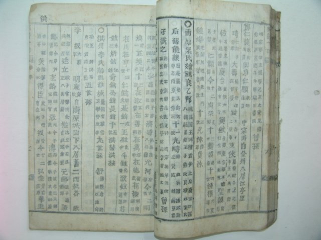 1931년 목활자본 진안향보(鎭安鄕譜)1책완질