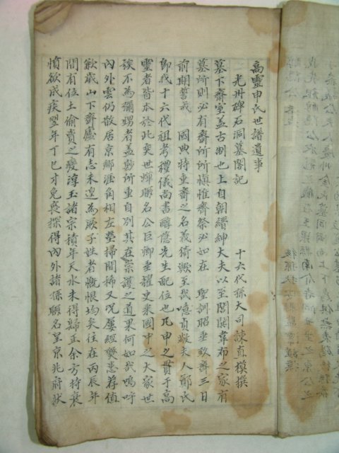 필사본 고령신씨세보유사(高靈申氏世譜遺事) 1책완질