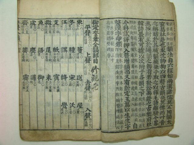 1913년 목판본 어정규장전운(御定奎章全韻) 1책완질