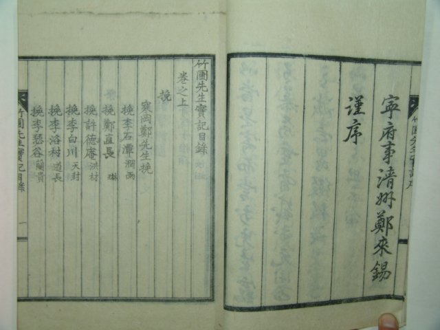 1938년 임란의병장 이현룡(李見龍) 죽포선생실기(竹圃先生實記)1책완질