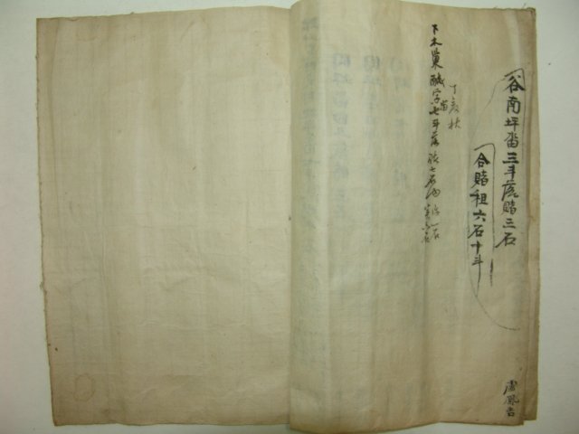 1886년(丙戌年) 추수기,도조기(賭租記) 1책