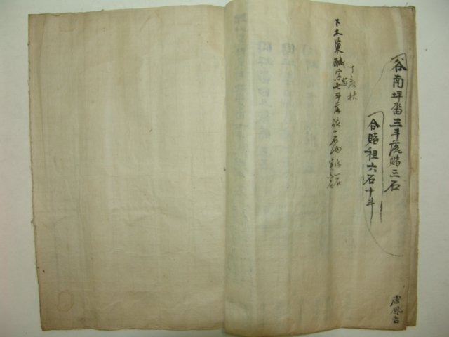 1886년(丙戌年) 추수기,도조기(賭租記) 1책