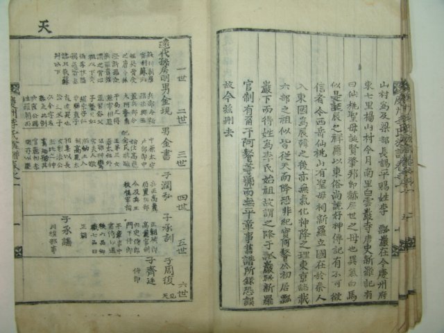 1841년 목활자본 경주이씨세보(慶州李氏世譜)16책