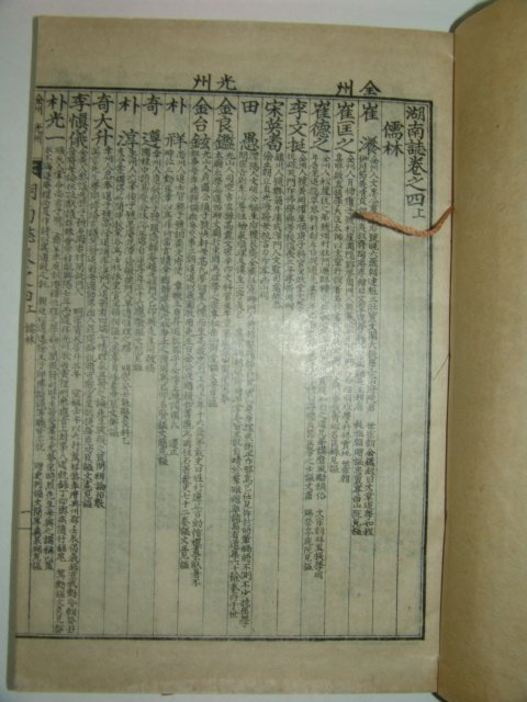 1935년간행 호남지(湖南誌) 2책