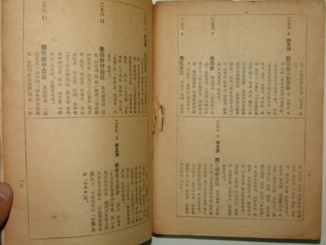 1946년 정정역대조선문학정화 상권 1책