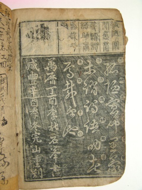 1861년 목판본간행 천자문(千字文)1책완질