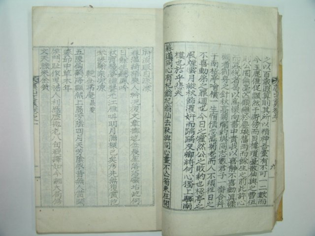 석판본 이회문(李會文) 우산문집(虞山文集)권1,2 1책