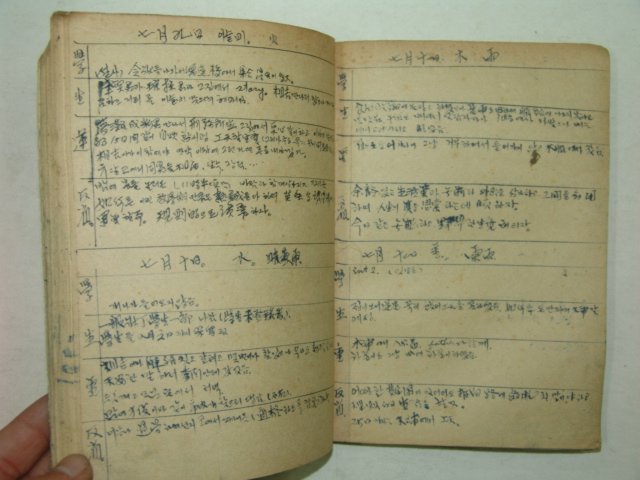 1957년 생활일기장 2책합본