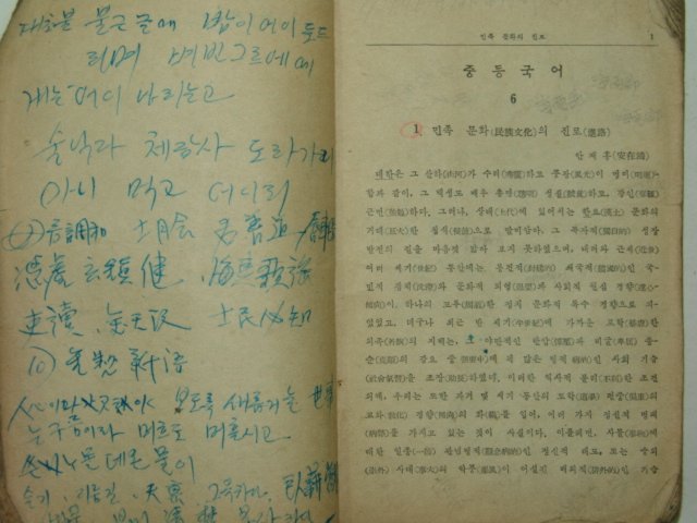 1950년 중등국어 6