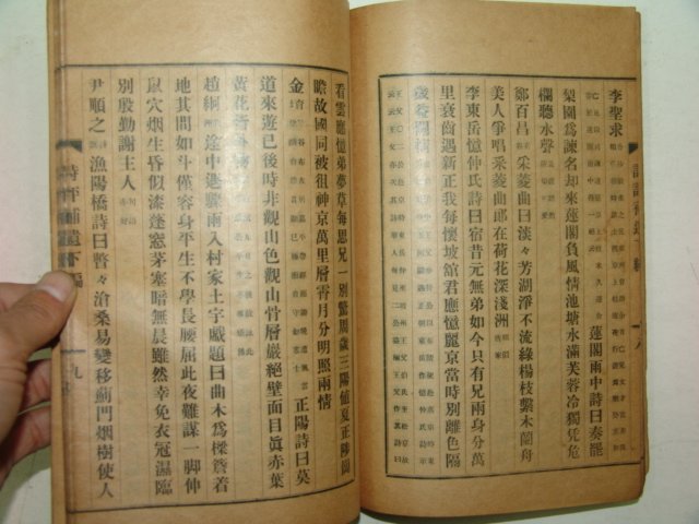 1938년 밀양姜信呂발행 시평보유(詩評補遺) 1책완질 홍만종