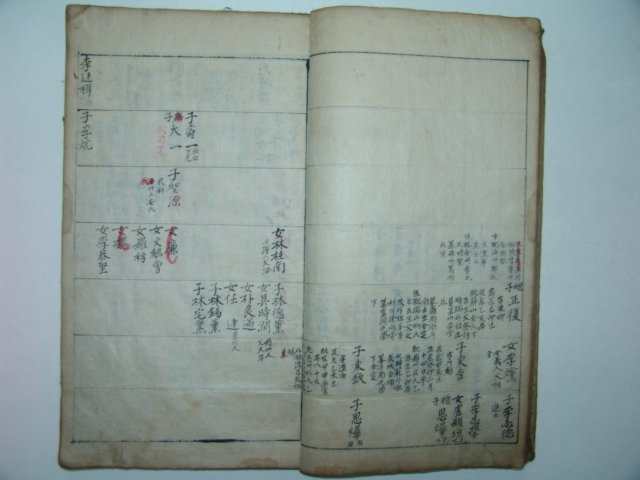 필사본 여흥민시영암군신북면갈곡파수(驪興閔氏靈巖郡新北面葛谷派修)1책완질