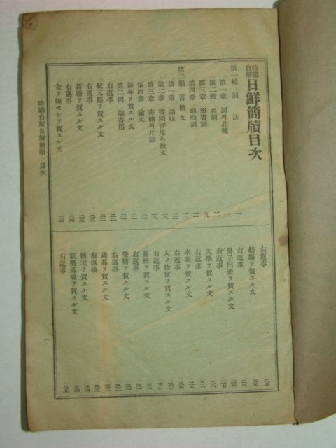 1938년간행 일선간독(日鮮簡牘) 1책완질