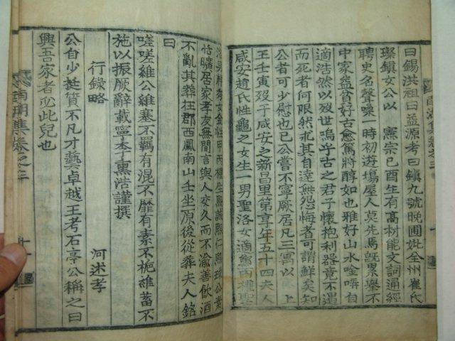 1923년 목활자본 하상기(河象琪)선생의 남호집(南湖集)3권1책완질