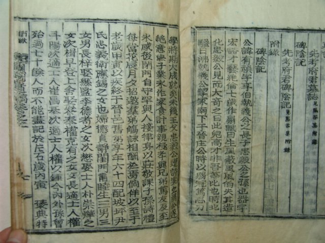 목활자본 봉곡봉강양세고(鳳谷鳳岡兩世稿) 1책완질