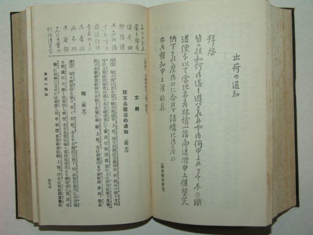 1934년(소화9년) 일본간행 현대서한대사전(現代書翰大辭典)1책완질