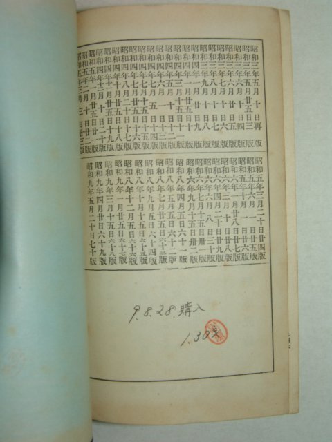 1934년(소화9년) 일본간행 현대서한대사전(現代書翰大辭典)1책완질