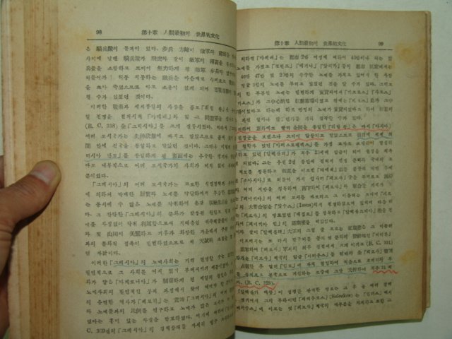 1953년간행 문화사대요(文化史大要) 1책완질