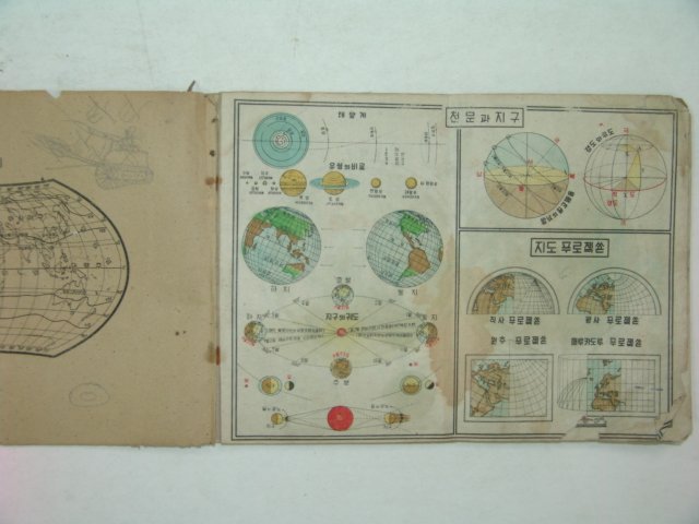 1948년 조선지도출판사발행 최근세계지도 1책