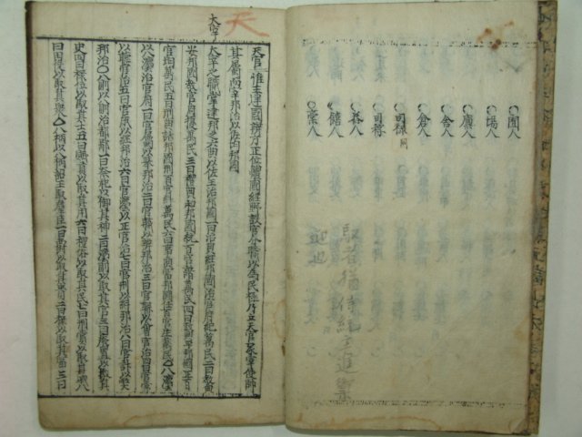 특이한필체의 필사본 천관가(天官家) 1책