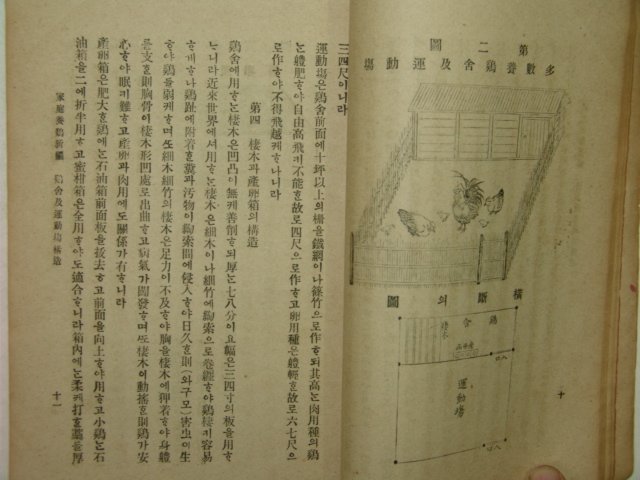 1908년(융희2년) 가정양계신편(家庭養鷄新編) 1책완질