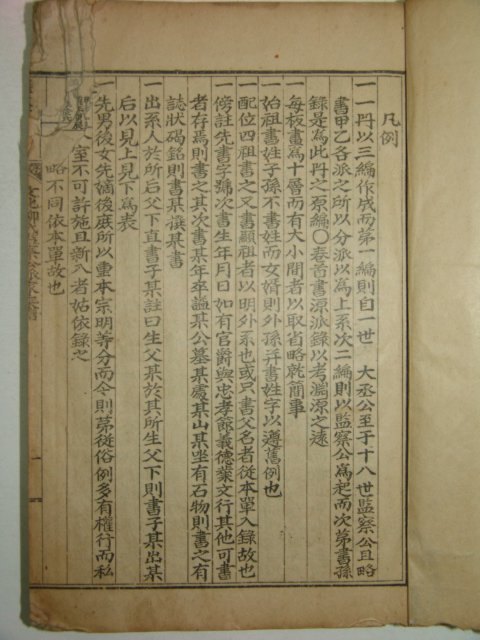 1936년 문화류씨감찰공파가승보(文化柳氏監察公派家乘譜)1책완질