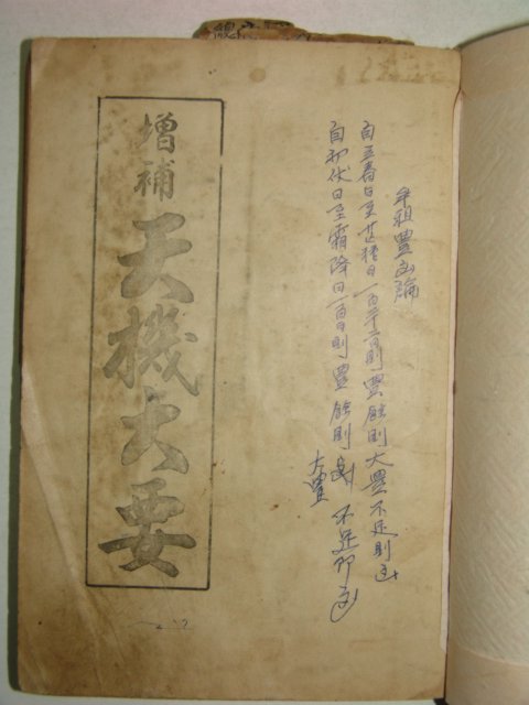 1951년 세창서관간행 증보 천기대요 1책완질