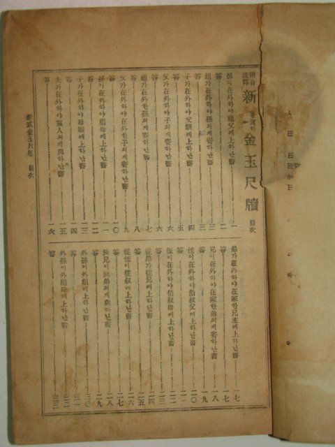 1924년 신식금옥척독(新式金玉尺牘) 1책완질