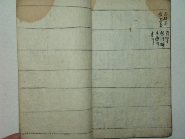 필사본 김해김씨삼현파세보(金海金氏三賢派世譜) 1책완질