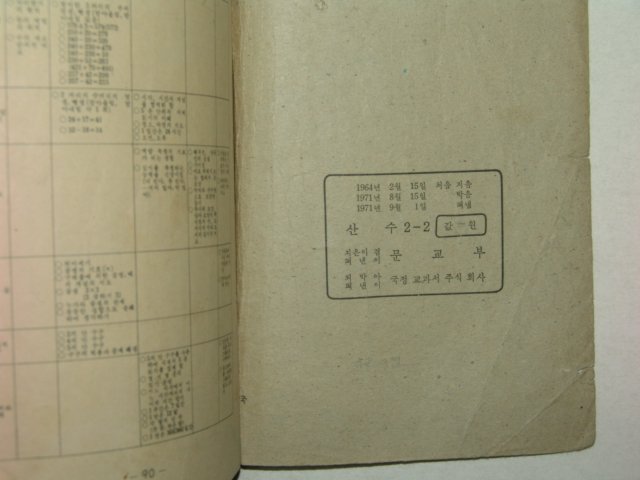 1971년 산수 2-2