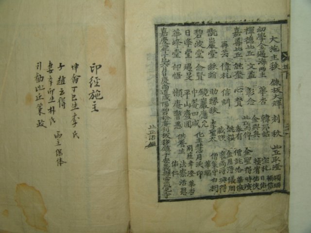 1797년(가경2년) 목판본 지장경(地藏經) 1책완질