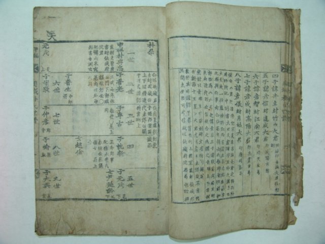 1775년(을미보) 금산모운사간행 고성박씨세보(固城朴氏世譜)1책완질