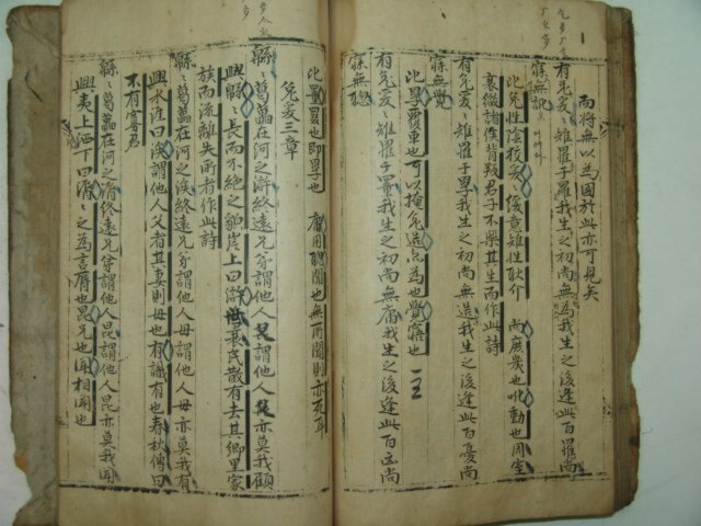 300년이상된 고필사본 시전 1책