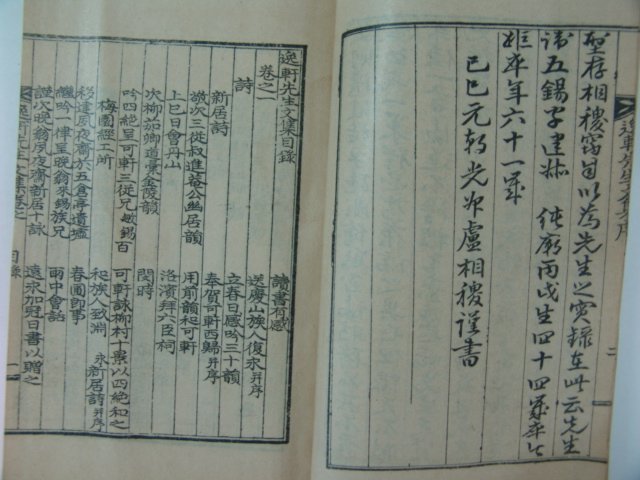 1929년 노상직 序文 청주정씨 정오석(鄭五錫) 일헌선생문집(逸軒先生文集)권1~4 2책