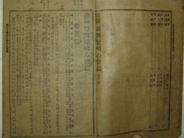 1934년간행 현토구해교정증보 신무쌍 명심보감 1책완질