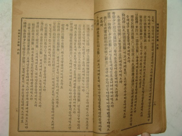 1916년간행 증보단방신편(增補單方新編) 1책완질