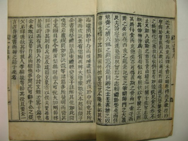 목활자본 병인양요때 의병활동을 한 성주출신 문인 경산이씨 이탁소(李鐸韶) 일산집(一山集)권1~5  2책