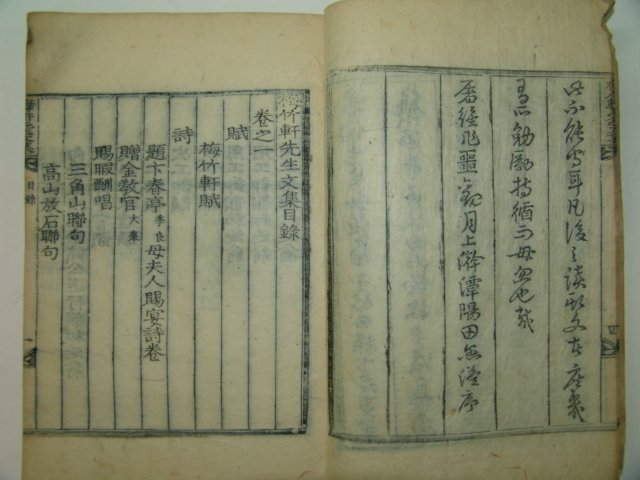 1909년 경북청도간행 성삼문(成三問) 매죽헌선생문집(梅竹軒先生文集)4권2책완질