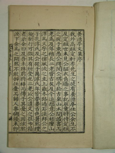 석판본 임진재(任鎭宰) 양호정문집(養浩亭文集)3권1책완질