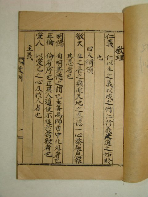 1902년(포덕43년) 보천교관련 국한문혼용 교훈(敎訓)1책완질