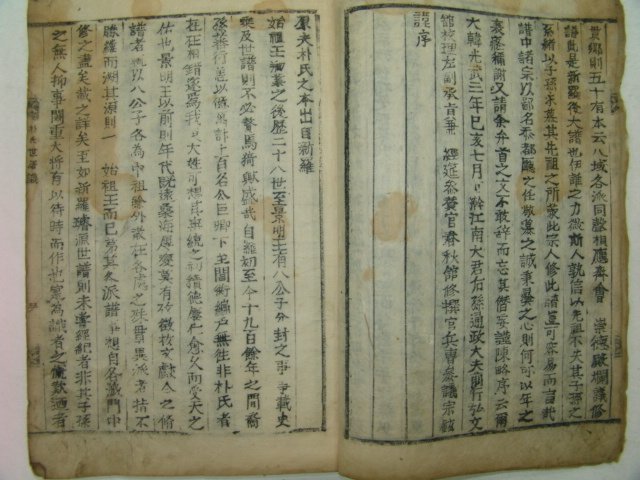 1899년 목활자본 박씨신라선원계보 2권2책완질